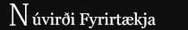 Núvirði fyrirtækja / verðmat